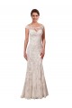 Lace Sheath Chapel Train Sleeveless White Sexy Wedding Dress Cairns