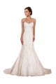 Lace Mermaid Chapel Train Sleeveless Sexy Wedding Dress Cairns