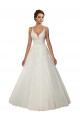 Tulle & Lace Ball Gown Chapel Train Sleeveless Boho Wedding Dress Cairns