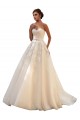 Tulle & Lace Ball Gown Chapel Train Sleeveless Sweetheart Wedding Dress Cairns