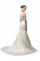 Tulle & Lace Mermaid Sweep Train Sleeveless Wedding Dress Cairns