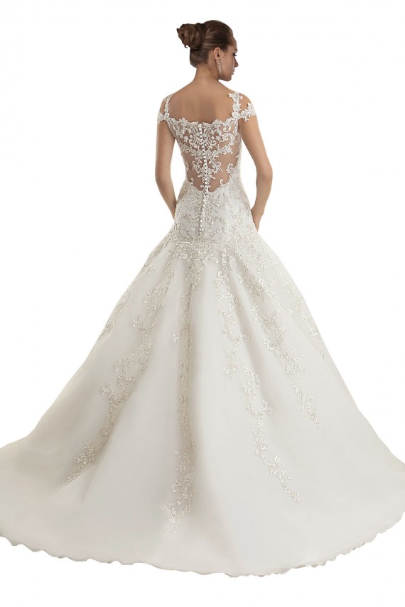 Tulle & Lace Mermaid Sweep Train Sleeveless Ivory Wedding Dress Cairns