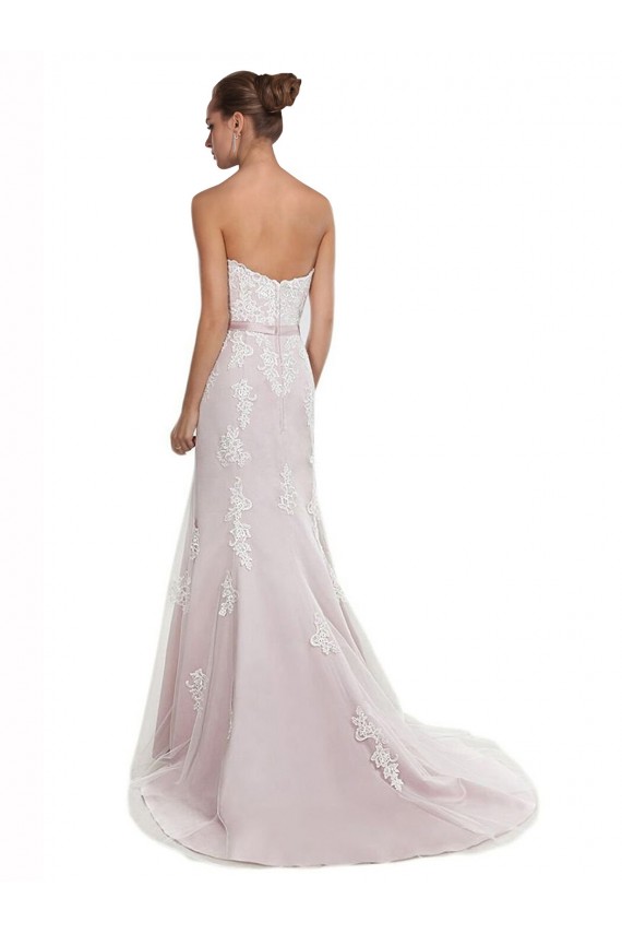 Tulle & Lace Mermaid Sweep Train Sleeveless Beach Wedding Dress Cairns