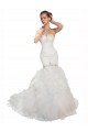 Tulle Mermaid Chapel Train Sleeveless Sweetheart Wedding Dress Cairns