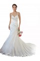 Satin Mermaid Chapel Train Sleeveless Beach Wedding Gowns Cairns