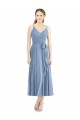 Soft Chiffon A-Line Tea Length Sleeveless Bridesmaid Dress Cairns