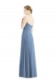 Soft Chiffon Long Sleeveless Evening Dress / Bridesmaid Dress Cairns