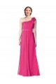 Soft Chiffon A-Line Long Sleeveless Azalea Bridesmaid Dresses Cairns