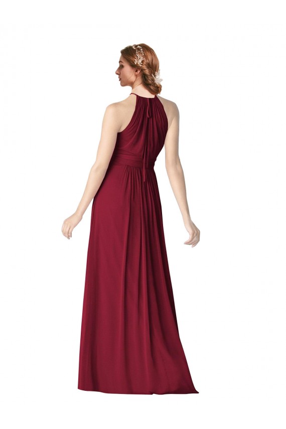 Chiffon Long Sleeveless Bridesmaid Dress / Evening Gowns Cairns