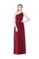 Soft Chiffon A-Line Long Sleeveless Bridesmaid Evening Dress Cairns