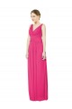 Soft Chiffon A-Line Long Sleeveless Open Back Azalea Bridesmaid Dresses Cairns