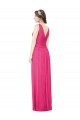 Soft Chiffon A-Line Long Sleeveless Open Back Azalea Bridesmaid Dresses Cairns