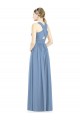 Chiffon A-Line Long Sleeveless Bridesmaid Gowns Cairns