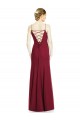 Soft Chiffon Mermaid Long Sleeveless Bridal Party Dress Cairns