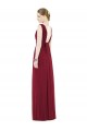 Soft Chiffon A-Line Long Sleeveless Bridesmaid Gowns Cairns