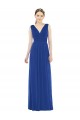 Soft Chiffon A-Line Long Sleeveless Bridesmaid Gowns Cairns