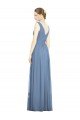 Soft Chiffon A-Line Long Sleeveless V-Neck Evening Dresses Cairns