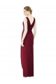 Chiffon Sheath Long Sleeveless V-Back Bridesmaid Dress / Evening Dress Cairns