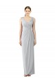 Chiffon Sheath Long Sleeveless V-Back Bridesmaid Dress / Evening Dress Cairns