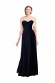 Soft Chiffon A-Line Long Sleeveless Dark Navy Formal Dress / Bridesmaid Dress Cairns