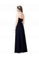 Soft Chiffon A-Line Long Sleeveless Dark Navy Formal Dress / Bridesmaid Dress Cairns