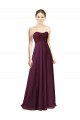 Chiffon A-Line Sleeveless Grape Bridesmaid Dress Cairns