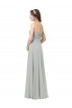 Soft Chiffon A-Line Long Sleeveless Bridesmaid Dresses Cairns