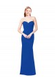 Chiffon A-Line Long Sleeveless Royal Blue Bridesmaid Dress / Evening Gowns Cairns