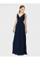Chiffon A-Line Long Sleeveless Bridesmaid Dresses / Formal Dresses Cairns