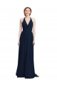 Chiffon A-Line Sleeveless Dark Navy Formal Dress / Bridesmaid Dress Cairns