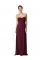 Soft Chiffon A-Line Long Sleeveless Bridesmaid Dress / Formal Dress Cairns
