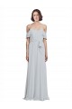 Soft Chiffon A-Line Long Sleeveless Frost Formal Dress / Bridesmaid Dress Cairns