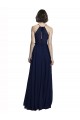 Chiffon A-Line Long Sleeveless Dark Navy Bridesmaid Dress / Evening Gowns Cairns