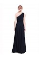 Chiffon A-Line Long Sleeveless Dark Navy Bridesmaid Dress / Evening Dress Cairns