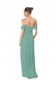 Soft Chiffon A-Line Flutter Sleeves Seaside Bridesmaid Dress Cairns