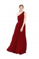 Chiffon A-Line Long Sleeveless Burgundy Bridesmaid Dresses Cairns