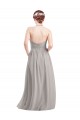 Soft Chiffon A-Line Long Sleeveless Dark Navy Open Back Evening Gowns / Bridesmaid Dress Cairns