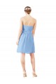 Soft Chiffon A-Line Knee Length Sleeveless Open Back Bridesmaid Dress Cairns