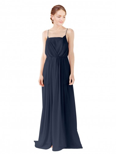 Chiffon A-Line Long Sleeveless Open Back Bridesmaid Dress / Evening Gowns Cairns