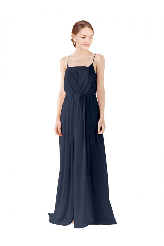 Chiffon A-Line Long Sleeveless Open Back Bridesmaid Dress / Evening Gowns Cairns
