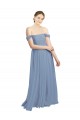 Soft Chiffon A-Line Sleeveless Dusty Blue Formal Dress / Bridesmaid Dress Cairns