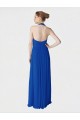 Soft Chiffon A-Line Long Sleeveless Royal Blue Evening Dress / Bridesmaid Dress Cairns