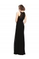 Soft Chiffon & Lace Sheath Long Sleeveless Bridesmaid Dress Cairns