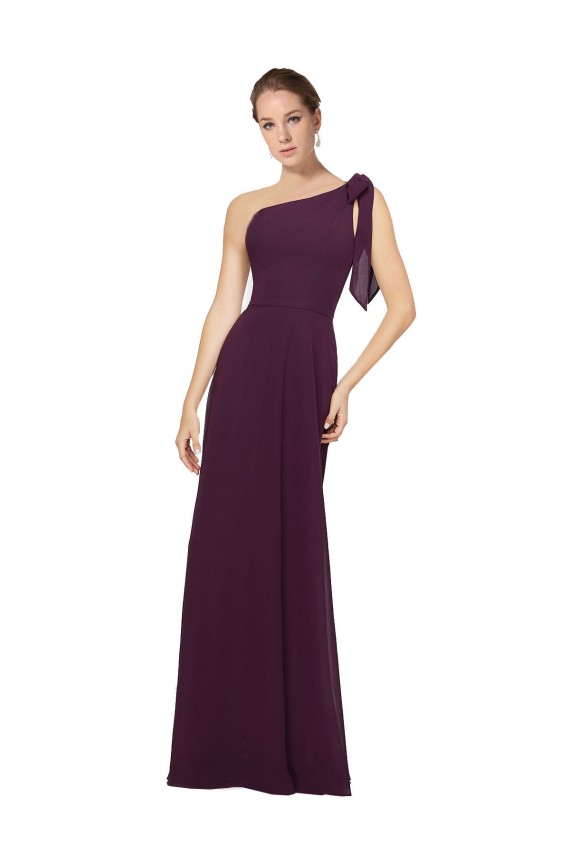 Soft Chiffon Long Sleeveless Bridesmaid Dresses Cairns