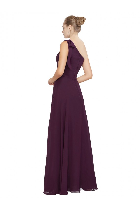 Soft Chiffon Long Sleeveless Bridesmaid Dresses Cairns