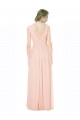 Chiffon A-Line Long Sleeveless V-Back Wedding Party Dress Cairns