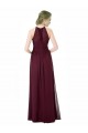 Chiffon A-Line Long Sleeveless Black Bridesmaid Dresses Cairns