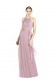 Soft Chiffon A-Line Long Sleeveless Primrose Bridesmaid Dress Cairns