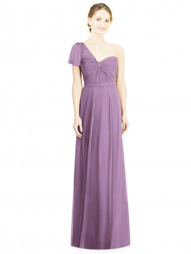 Soft Chiffon A-Line Long Flutter Sleeves Open Back Formal Dress / Bridesmaid Dress Cairns