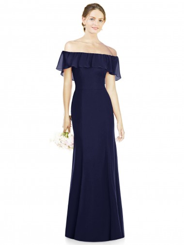 Luxe Chiffon Trumpet Long Sleeveless Bridesmaid Dress Cairns